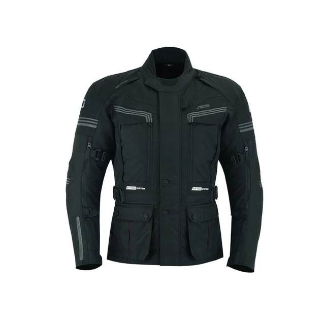 Men’s Touring Motorcycle Jacket BOS Maximum - Black