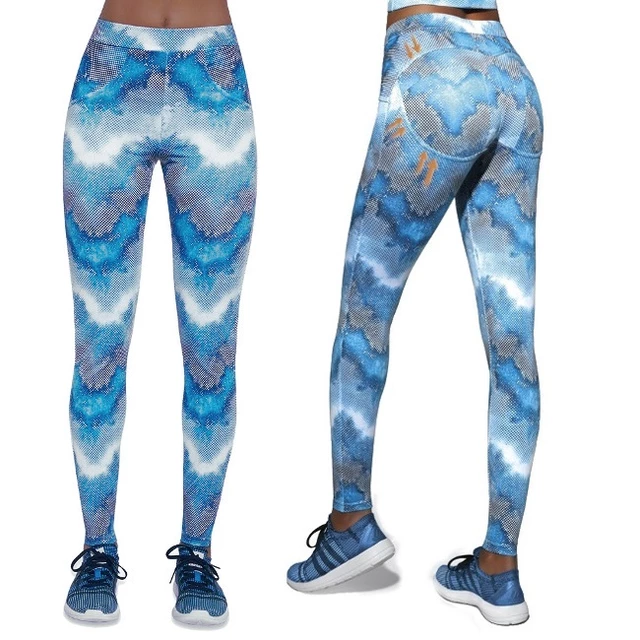 Women’s Sports Push-Up Leggings BAS BLACK Energy - Blue - Blue