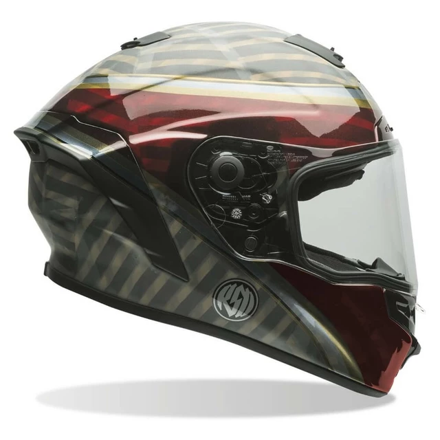 BELL Star Pace Integralhelm - Pace Black-White - RSD Blast Red-Black