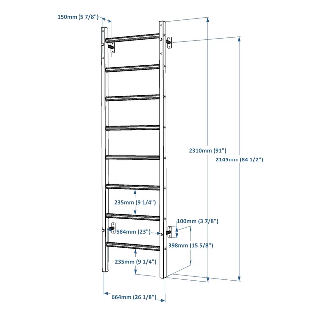 Rebriny BenchK 200W 230x67 cm