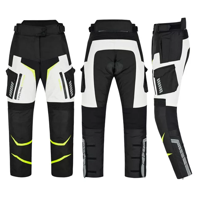 Dámské moto kalhoty W-TEC Warao Lady - černo-modrá