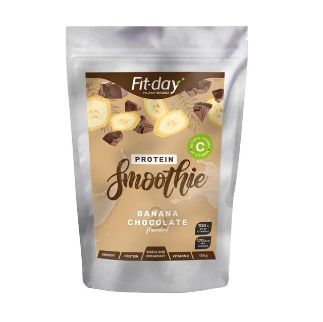 Proteínový nápoj Fit-day Protein Smoothie 135 g - banán v čokoláde