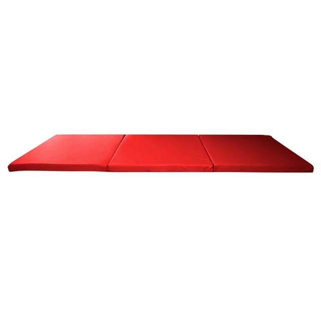 Folding Gymnastics Mat inSPORTline Pliago 195x90x5 - Blue - Red