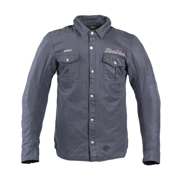 Waxed Shirt W-TEC Black Heart Ramon - Blue - Blue