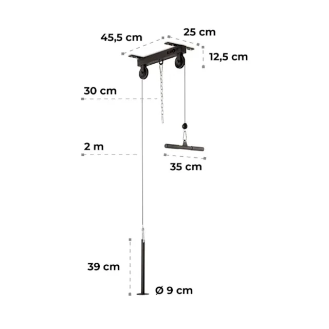 Cable Pull Station KLARFIT Hangman