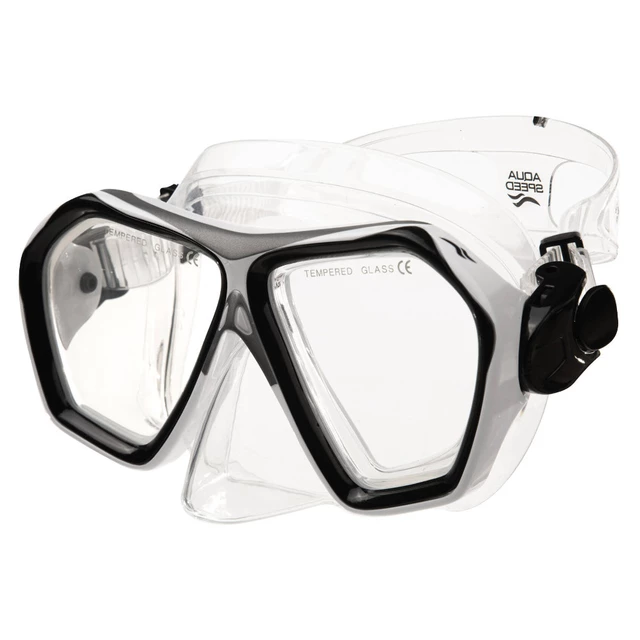 Snorkeling Set Aqua Speed Blaze + Borneo - White/Black