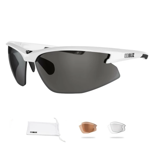 Sports Sunglasses Bliz Motion+ - Black - White