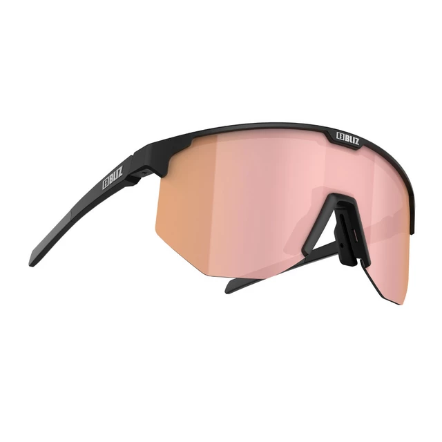 Sports Sunglasses Bliz Hero Small - Matt Black Brown w Pink - Matt Black Brown w Pink