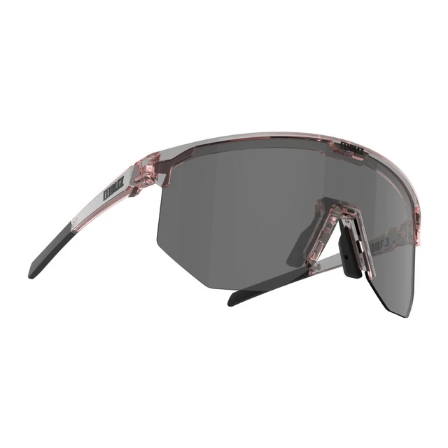 Sportowe okulary przeciwsłoneczne Bliz Hero Small - Matt Black Brown w Pink - Transparent Pink Smoke