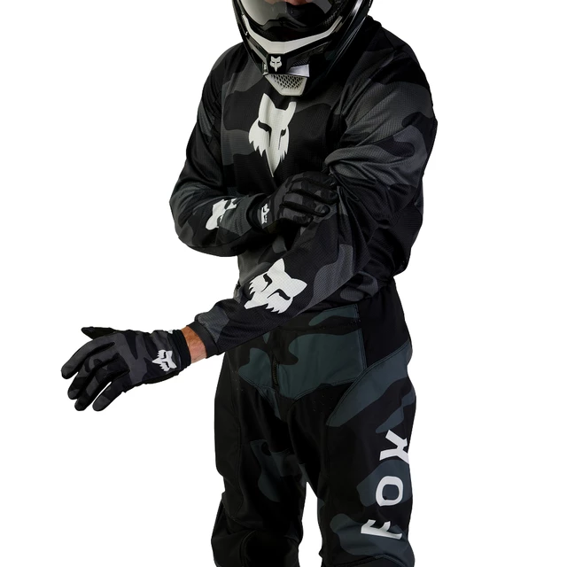 Motocross/kerékpáros felső FOX 180 Bnkr Jersey - Black terep