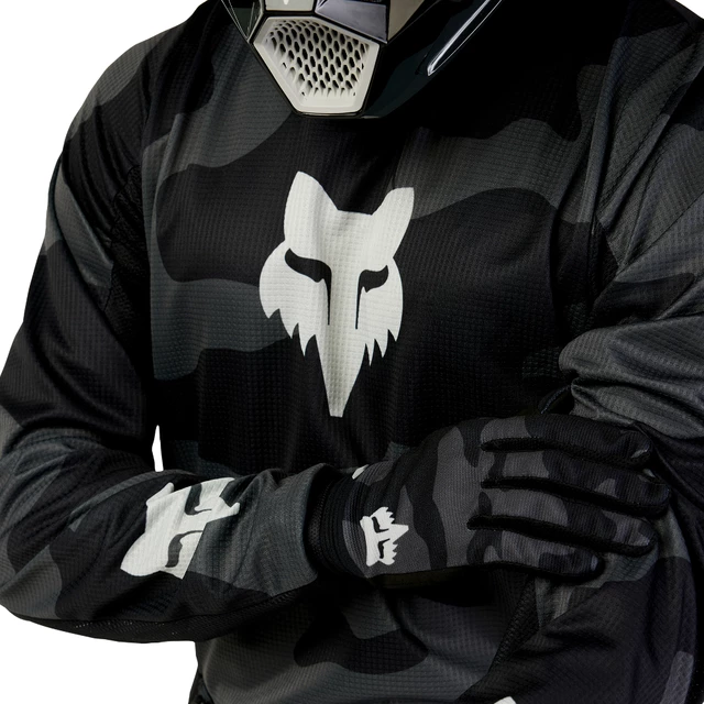 Motokrosový cyklo dres FOX 180 Bnkr Jersey - Black Camo