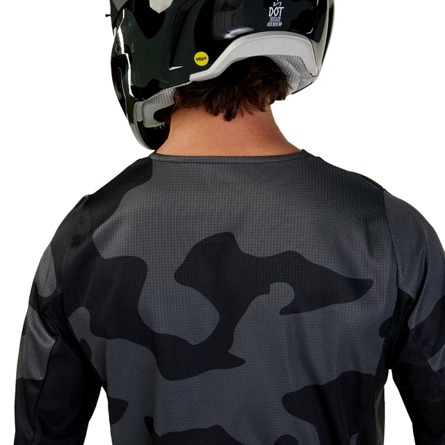 Motokrosový cyklo dres FOX 180 Bnkr Jersey - Black Camo