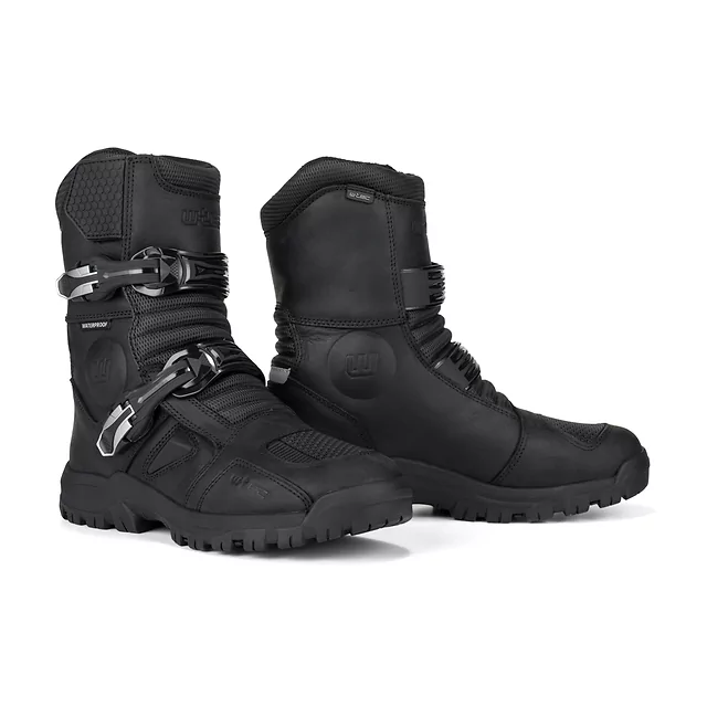 Moto boty W-TEC Lougamax CE - hnědá - černá