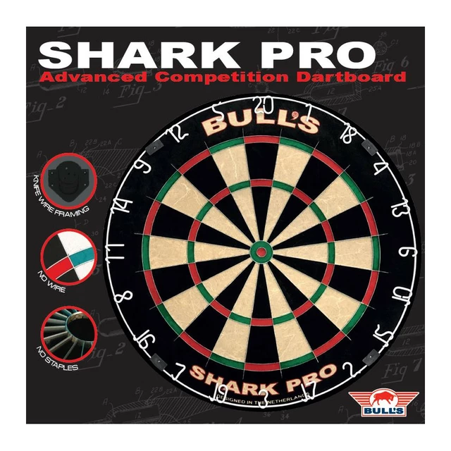 DARDOS PUNTA DE ACERO BULL´S SHARK PRO EN  Peso 21 gramos