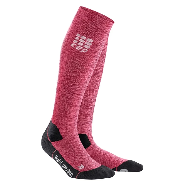 Women’s Compression Outdoor Socks CEP Ultralight Merino - Wild Berry - Wild Berry