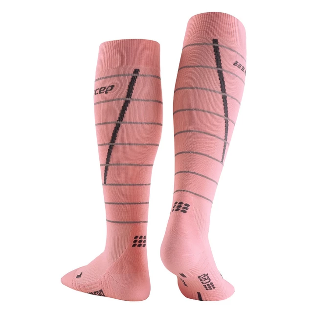 Women’s Compression Socks CEP Reflective - Pink