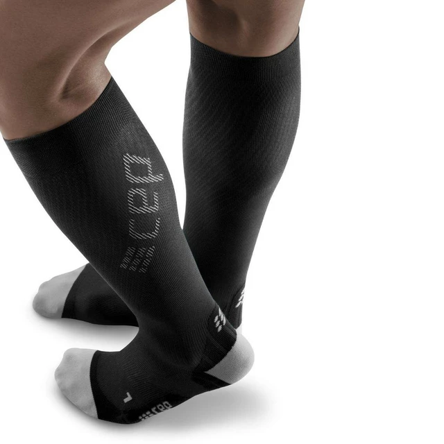 Men’s Compression Running Socks CEP Ultralight - Black