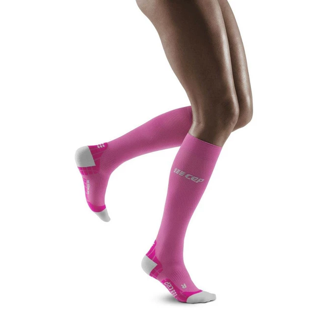 Women’s Compression Running Socks CEP Ultralight - Pink