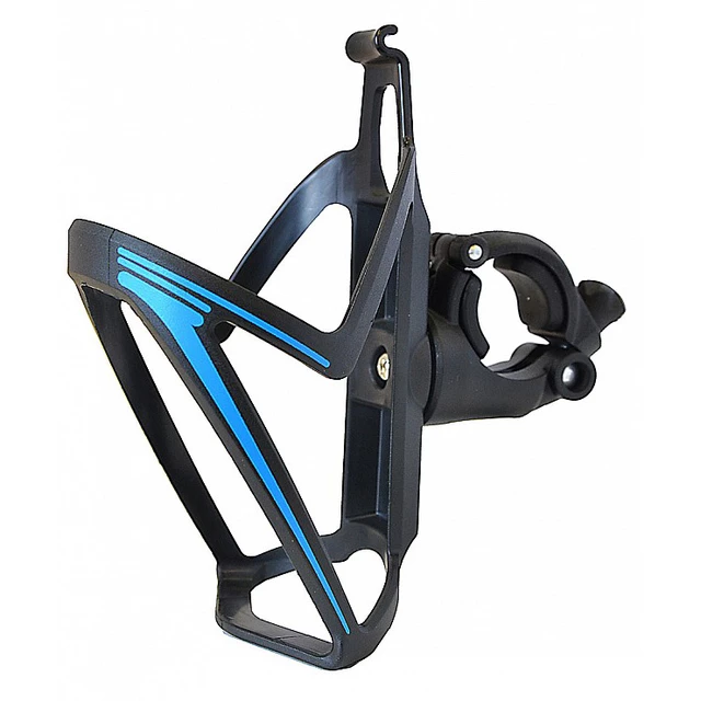 Nexelo Bottle Cage with a Mount - Black-Blue - Black-Blue