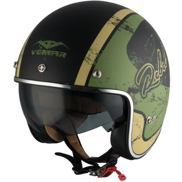 Motorcycle Helmet Vemar Chopper Rebel - XL (61-62)