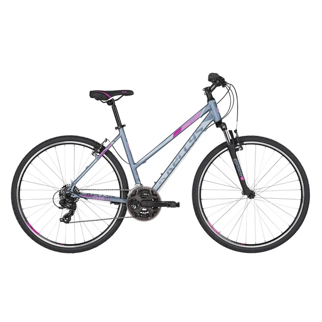 Dámsky crossový bicykel KELLYS CLEA 10 28" - model 2019 - Grey Pink - Grey Pink