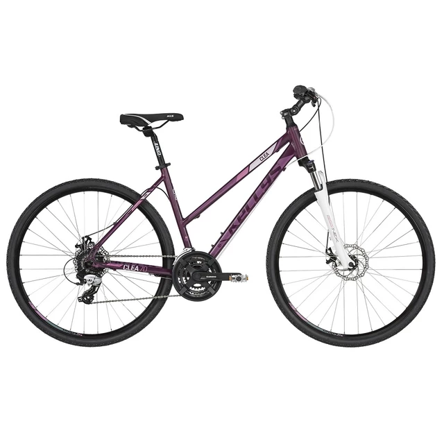 Women’s Cross Bike KELLYS CLEA 70 28” – 2019 - White - Violet