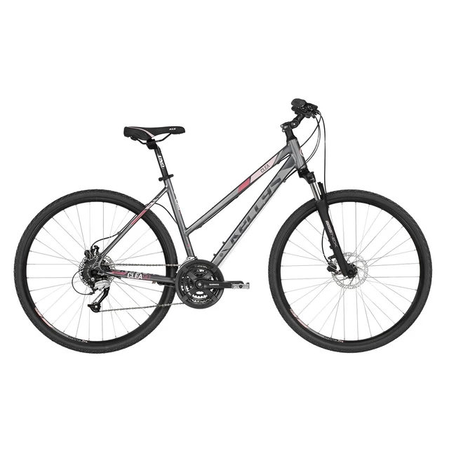 Dámsky crossový bicykel KELLYS CLEA 90 28" - model 2019 - Dark Coral - Dark Coral