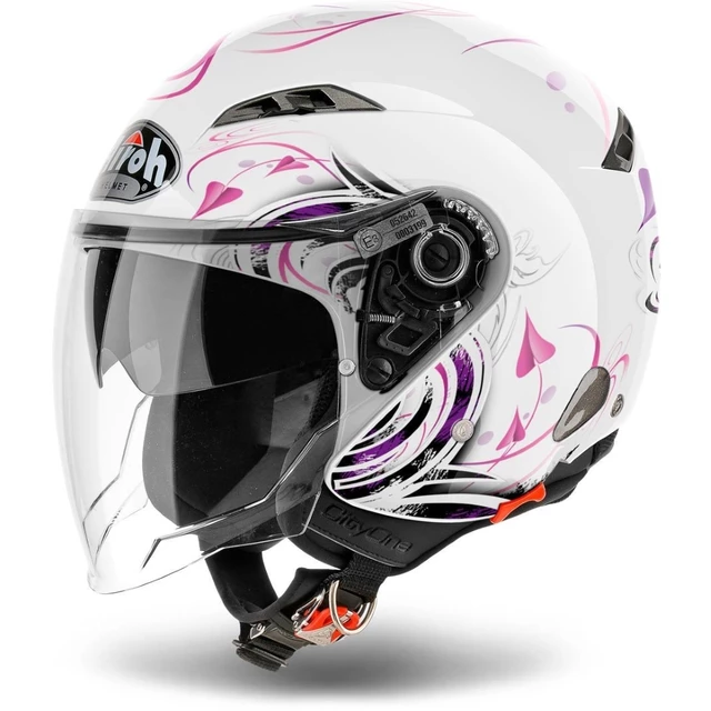 Airoh City One Heart Motorradhelm - weiß - weiß