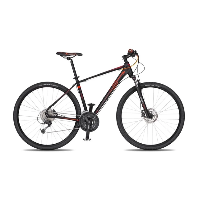 Men’s Cross Bike 4EVER Credit Disc 28” – 2019 - Black-Red - Black-Red