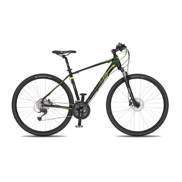 Pánsky crossový bicykel 4EVER Credit Disc 28'' - model 2019 - čierno-červená - čierno-žltá