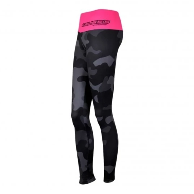 CRUSSIS Damen Leggings grau-rosa - tarn rosa