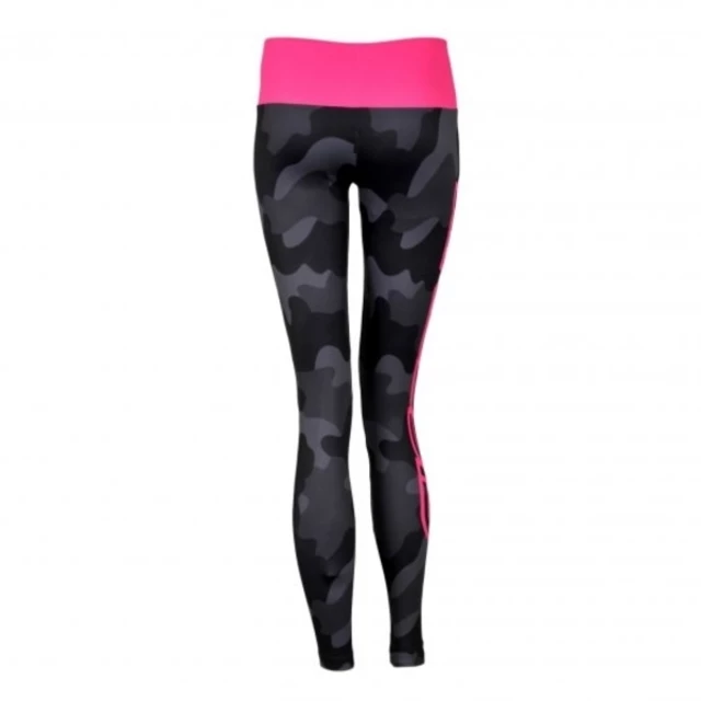 Women’s Leggings CRUSSIS Gray-Pink - Camu Pink, S