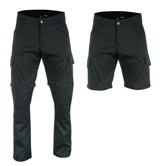 Moto kalhoty BOS Cargo - černá - černá