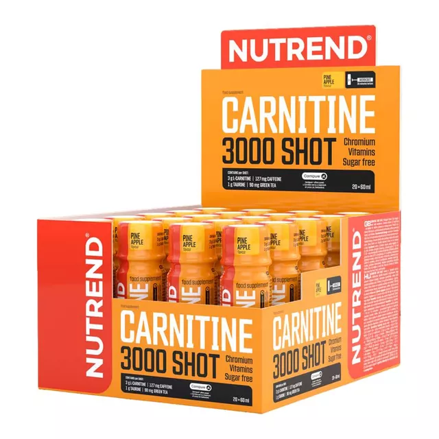 Karnitin Nutrend Carnitine 3000 SHOT 20x60 ml
