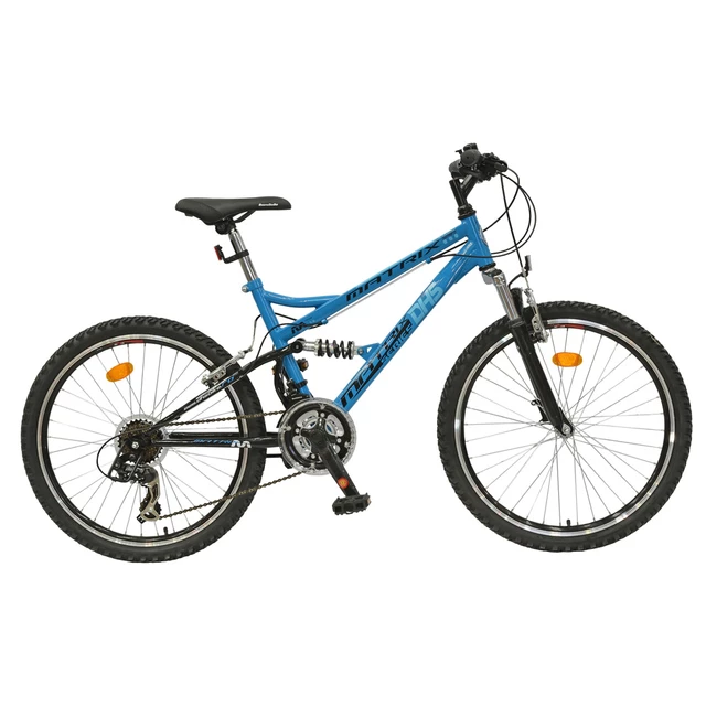 Celoodpružený bicykel DHS 2445 Matrix 24" - model 2013 - čierno-modrá - čierno-modrá