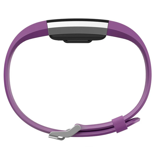Fitness náramek Fitbit Charge 2 Plum Silver