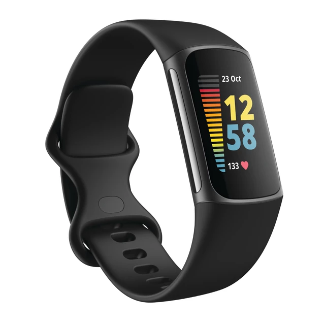 Fitness náramok Fitbit Charge 5 Black/Graphite Stainless Steel