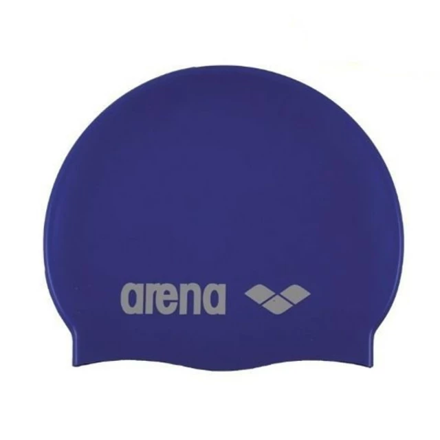 Plavecká čapica Arena Classic Silicone - čierna - modrá