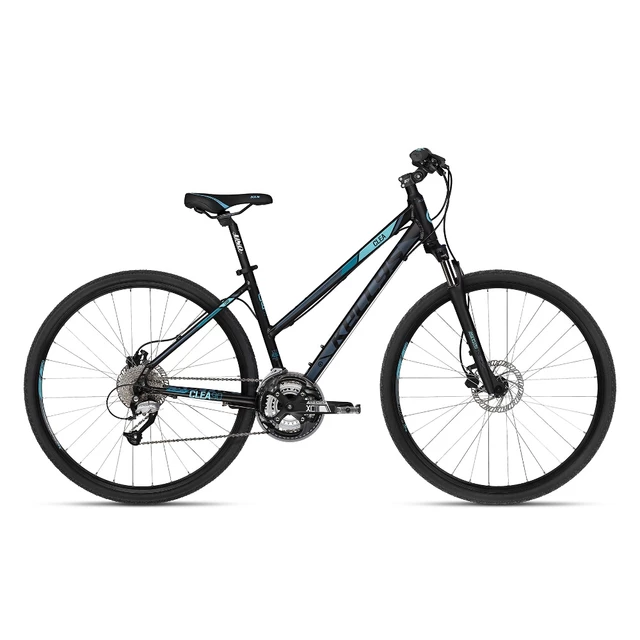 Dámsky crossový bicykel KELLYS CLEA 90 28" - model 2018 - Black Aqua
