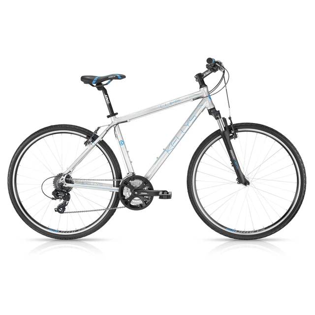 Pánsky crossový bicykel KELLYS CLIFF 30 Silver 28" - model 2016