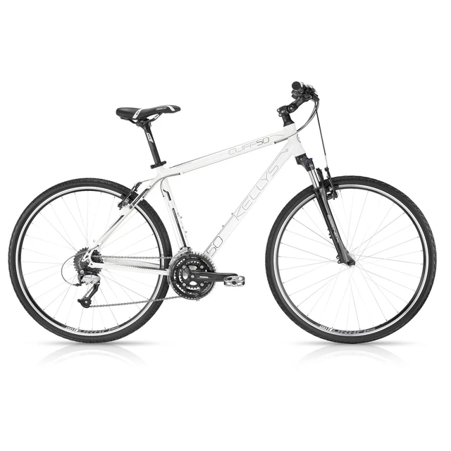 Pánsky crossový bicykel KELLYS CLIFF 50 White 28" - model 2016