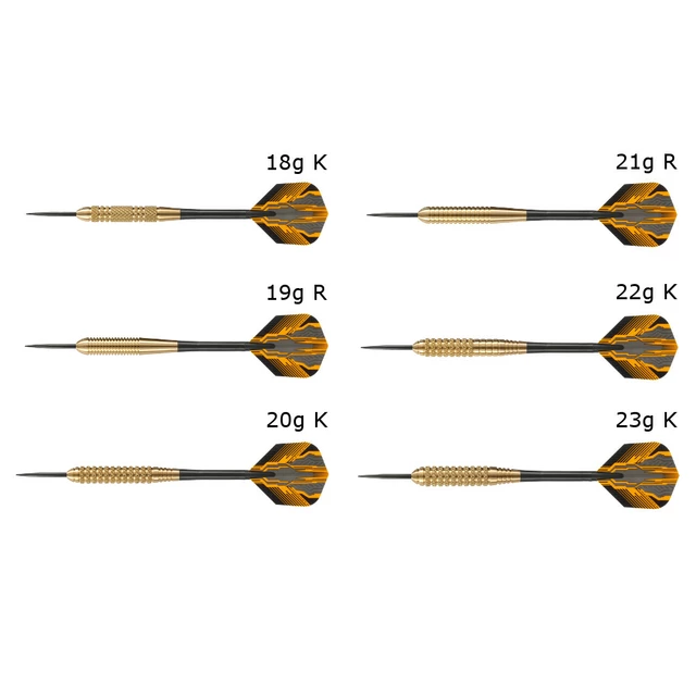 Šípky Harrows Club Brass Steel 3ks - 21g R