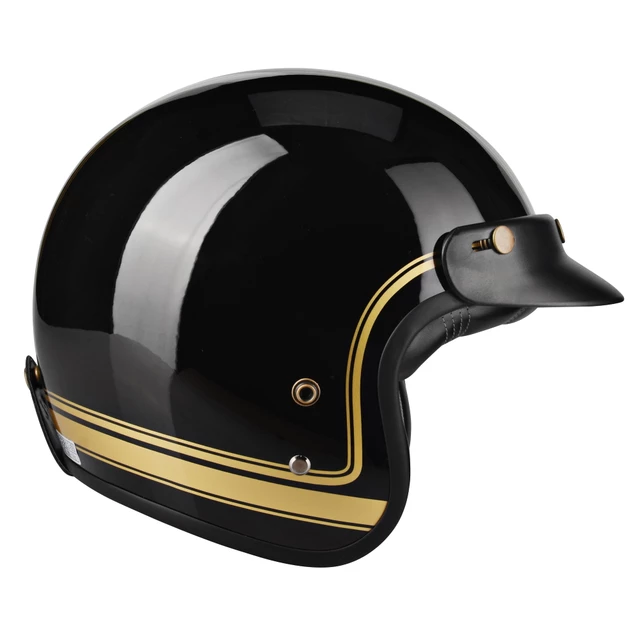 Moto přilba Lazer Conga Cosmo - Black Gold Glossy