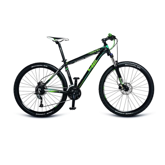 Mountain Bike 4EVER Convex 27.5” – 2017 - Black-Green - Black-Green