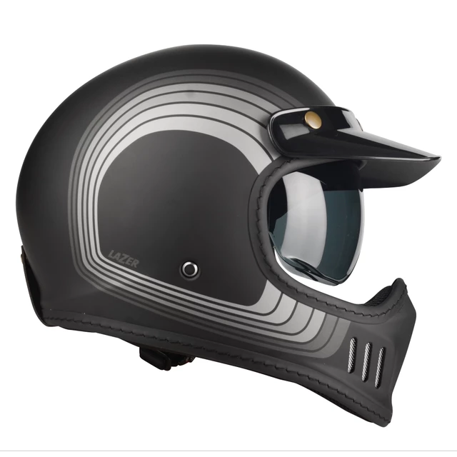 Moto prilba Lazer Cross TT Line Grey - Black Grey Matt