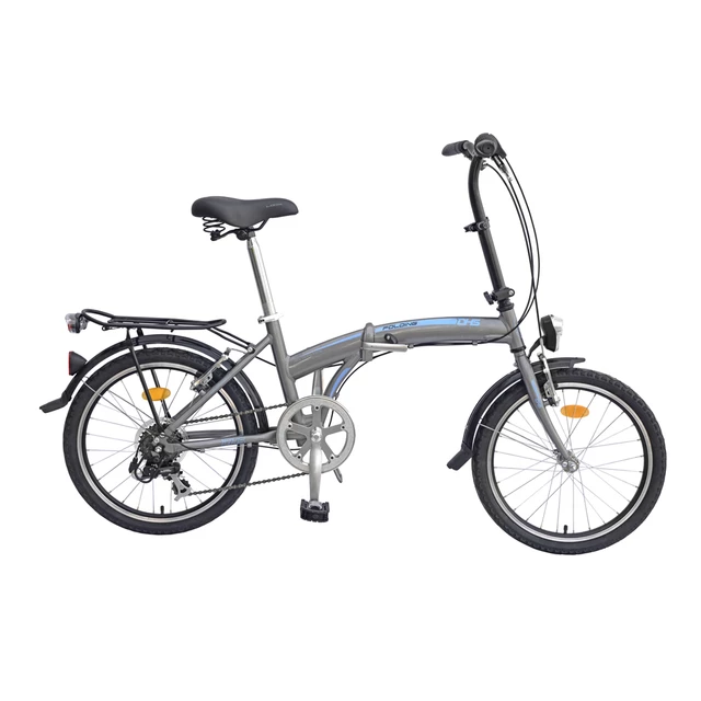 Skladací bicykel DHS Folder 2026 - model 2014 - šedá - šedá