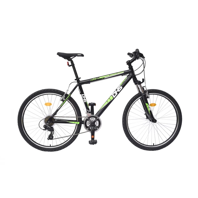 Horský bicykel DHS Silver 2663 - model 2014 - čierno-zelená - čierno-zelená