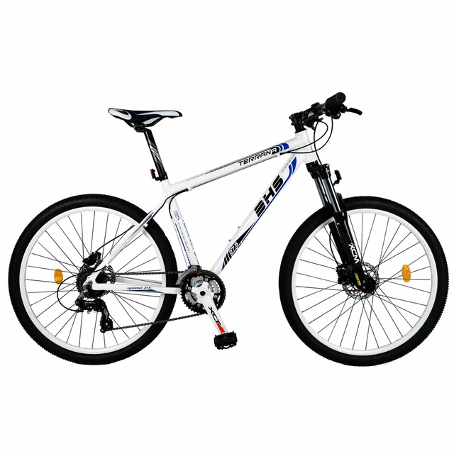 Mountain bike DHS Terrana 2727 27.5" - model 2015 - Black-Yellow - White-Blue