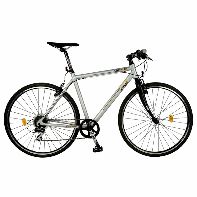 Mestský bicykel DHS Origin99 2895 28" - model 2015 - čierna - strieborná