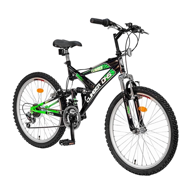 Dětské kolo DHS Climber 2042 - model 2011 - černo-zelená